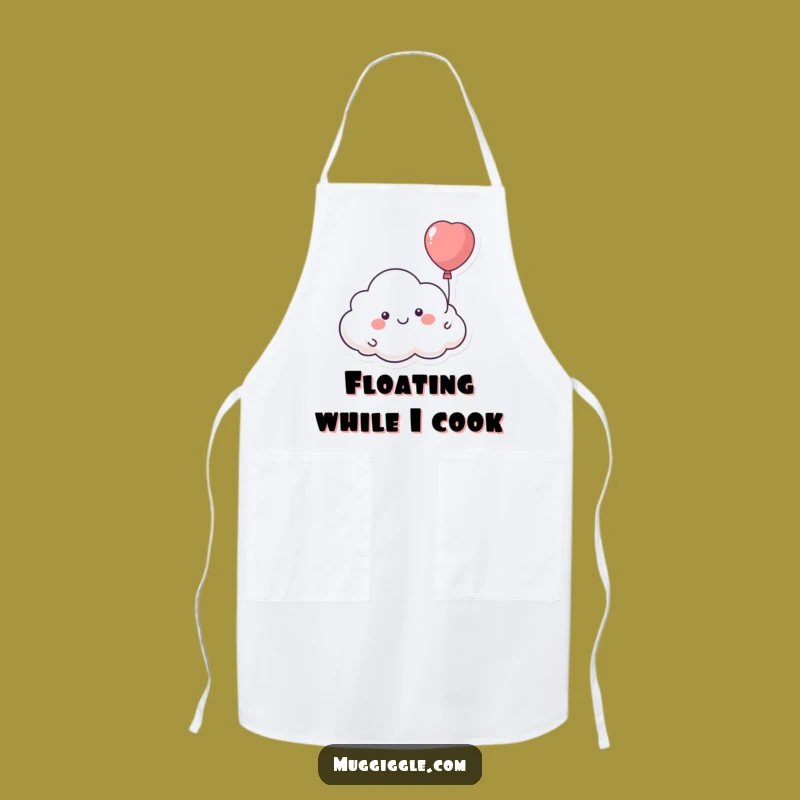Funny Cloud Balloon Apron: Cook Up Whimsical Adventures