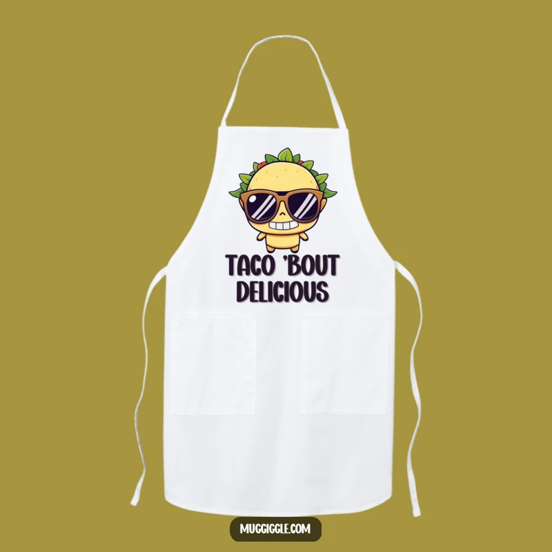 Funny Taco Fiesta Apron: Hilarious Kitchen Gift for Cooks
