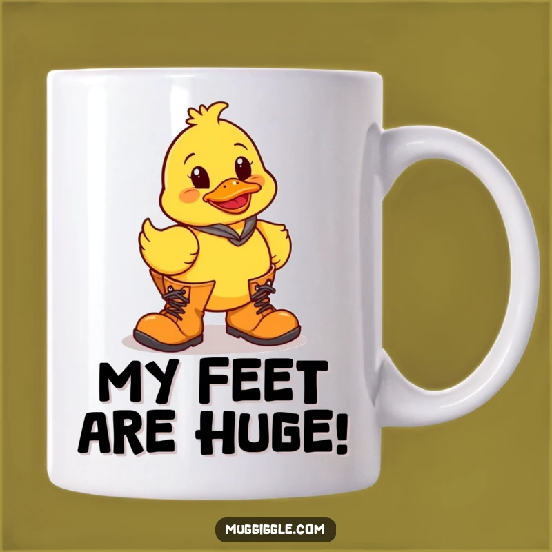 Funny Clumsy Duck Boots Mug: A Hilarious Gift for Duck Lovers