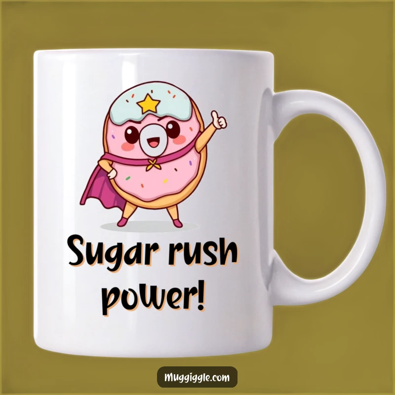 Funny Donut Hero Mug: A Sweet & Mighty Funny Gift Idea