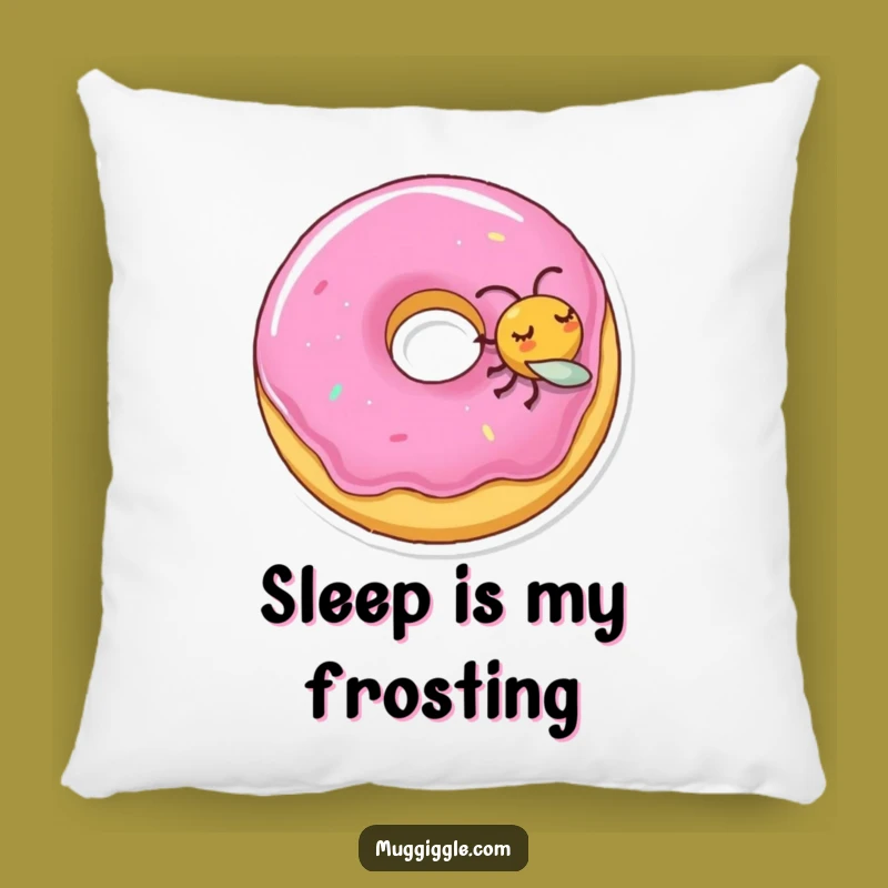 Funny Sleeping Donut Fly Pillow: Cozy Comfort with a Sweet Twist, Ideal Funny Gift!