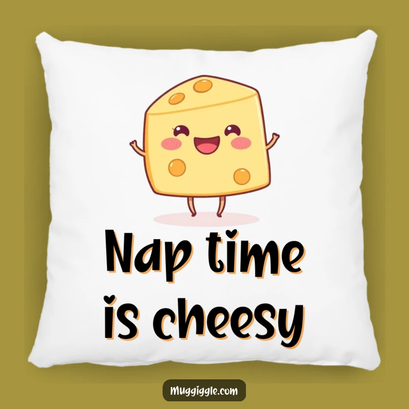 Funny Dancing Cheese Wedge Pillow: Cozy Comfort with Cheesy Charm