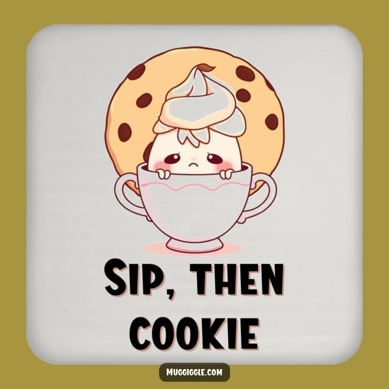 Funny Teacup Hideaway Coaster - Protect Tables with Sweet Charm!