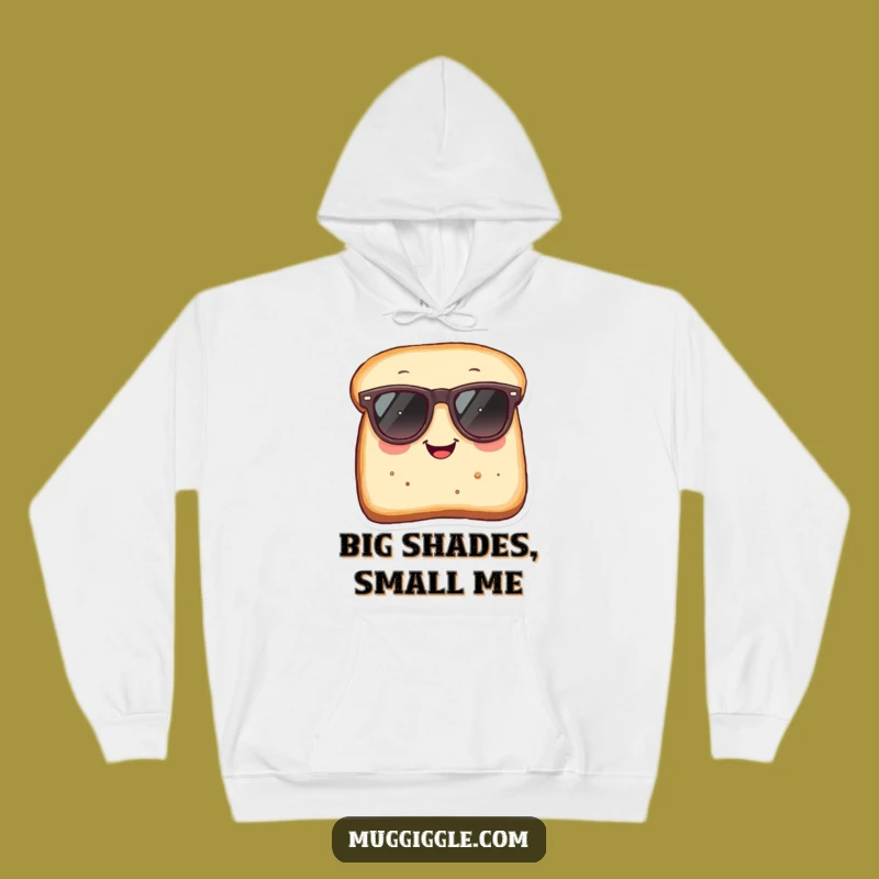 Funny Hoodie: Cozy Bread Sunglass Gift for Cool Comfort Lovers