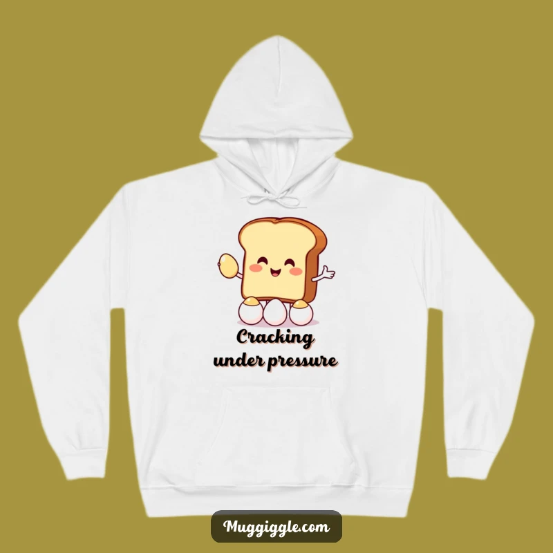 Funny Cozy Juggling Toast Hoodie: Warmth for Your Morning Chuckles
