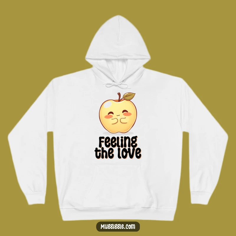 Funny Shy Apple Hoodie: Cozy and Hilarious Gift for Gentle Hearts