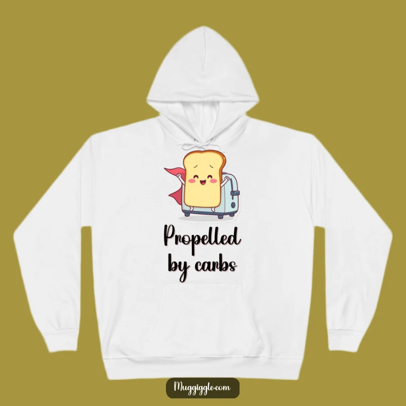 Funny Toast Cape Hoodie - Cozy Up with a Heroic Breakfast Pal!