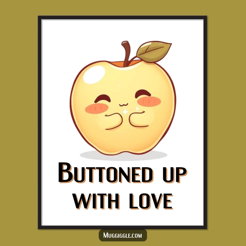Free Printable Wall Art: Apple's Big Button Hug for Whimsical Decor