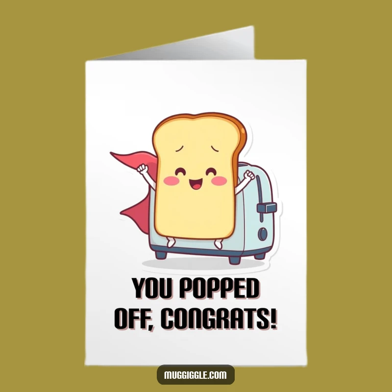 Free Printable Congrats Card: Flying Toast Hero - Amazing Achievement Downloadable Gift!