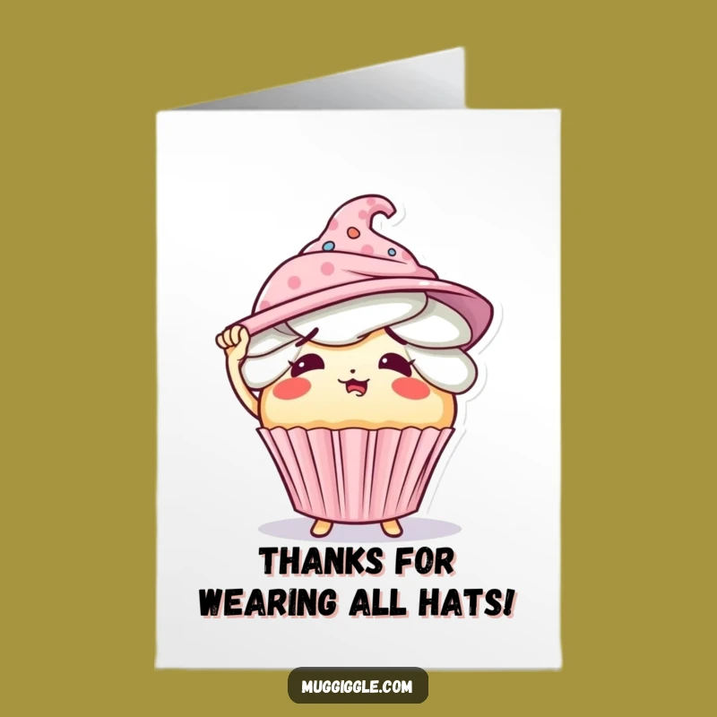 Free Printable Thank You Card: Busy Cupcake, Funny Downloadable Appreciation Gift