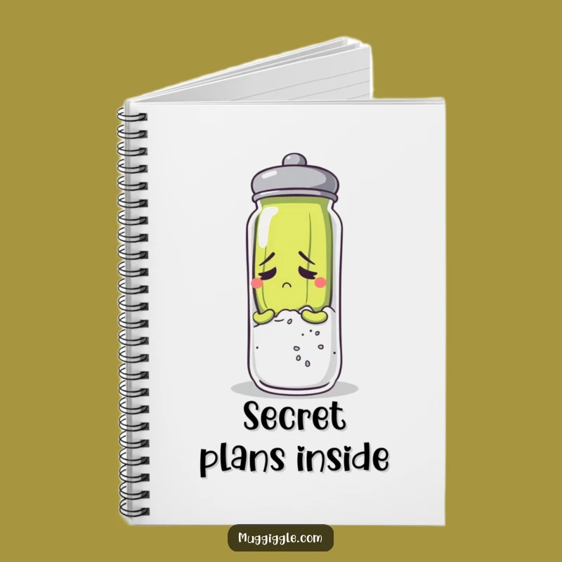 Funny Anxious Pickle Notebook: Journal Your Worries Hilariously