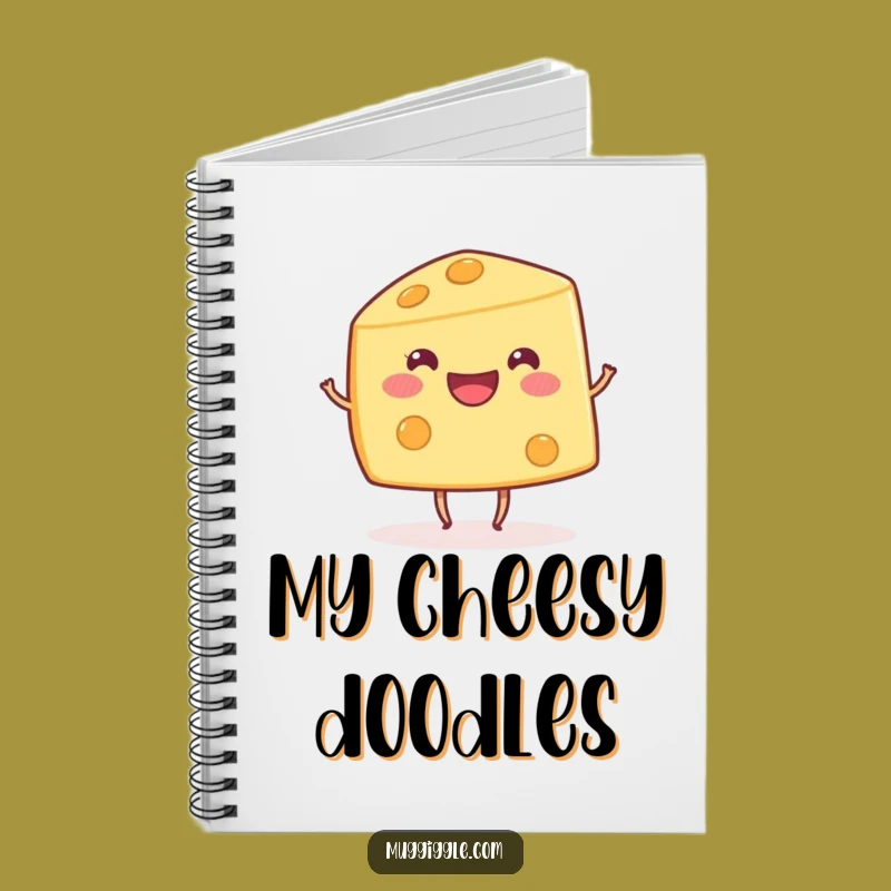 Funny Dancing Cheese Wedge Notebook: Jot Down Cheesy Ideas