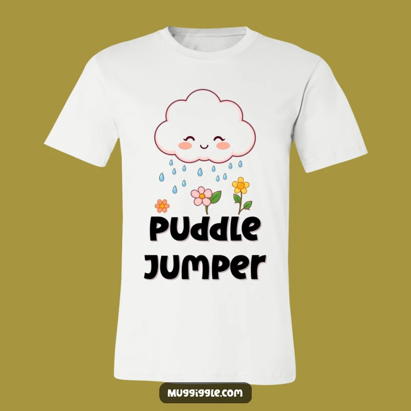 Funny Cloud Rain T-Shirt: Wear Your Sunshine and Showers with Joy
