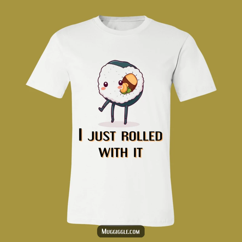 Funny Sushi Cartwheel T-Shirt: Hilarious Foodie Apparel and Gift Idea