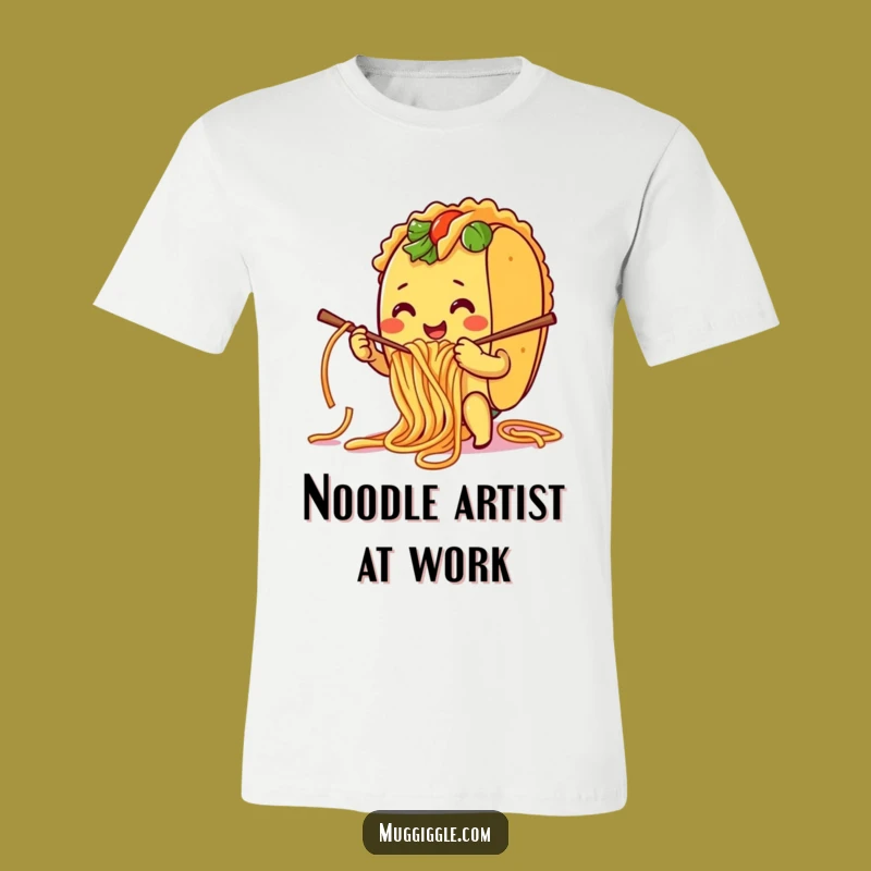 Funny Taco Spaghetti T-Shirt: Whimsical Crafting Humor for Food and Fun Lovers
