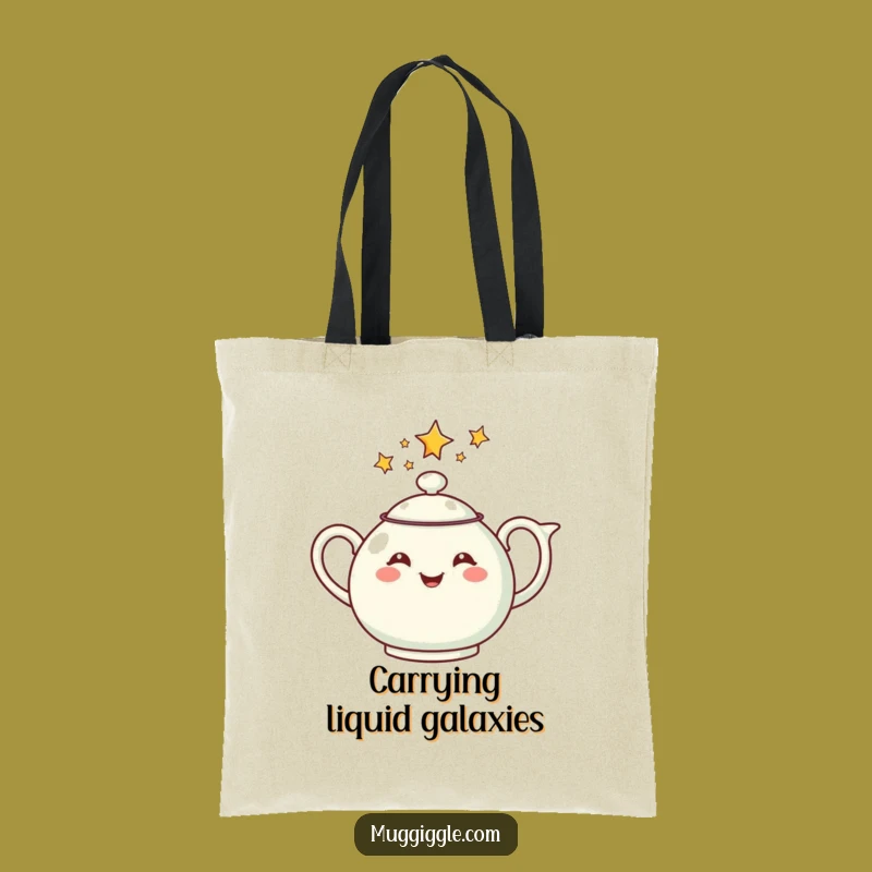 Funny Star Teapot Tote Bag - Carry Your Magic Everywhere!