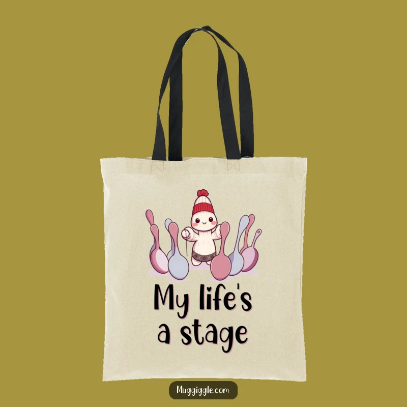 Funny Sock Puppet Play Tote Bag: Carry Your Comedy in Style with this Gift